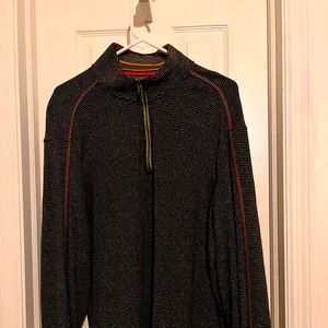 Robert Graham Quarter Zip Shirt XXL
